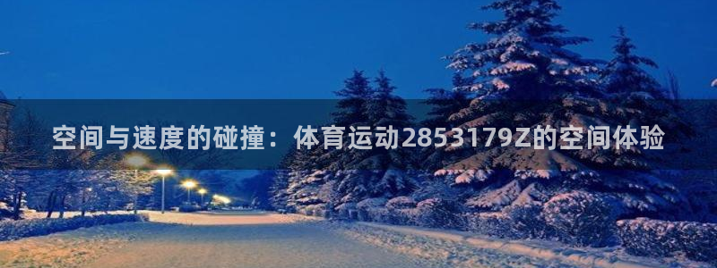 空间与速度的碰撞：体育运动2853179Z的空间体验